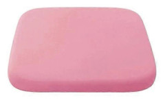 Sittdyna i Memory Foam med Rem, Långsam Återhämtning, Alla Säsonger, Halkfri, Tvättbar - Perfekt Rosa