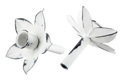 Flaskljusstake 4-pack Vit
