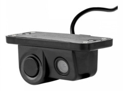 Backkamera med parkeringssensor 2in1 720p 12v hd-601 amio-03540