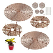 Set med 4 Golvskydd kompatibla 52/30CM Gitter Blomkruka, Gitter Blomkruka Skydd Inomhus Blomkruka Mot Djur, Barn
