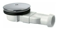 726213002 Extra-platt kupolformad ABS-duschbrunn, vit