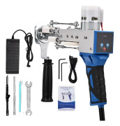 Tufting Gun Kit, Digital Hastighetsdisplay, Mattborstklippare,NEJ.8