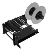 Etiketteringsmaskin, Kompatibel med Runda Flaskor, Justerbara Funktioner,svart