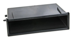 Förvaringsfack för 2-DIN-panel.