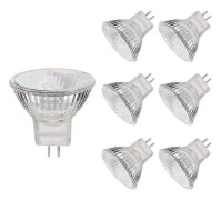 MR11 halogenlampor, 12V 20W MR11 GU4 halogenlampa, varmvit, 6-pack