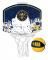 NBA Denver Nuggets Mini Basket - mörkblå - TU