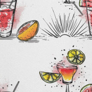 UTOMHUSDEKORATIVA TYGER OXFORD - Motiv Cocktail | DX8429