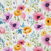 UTOMHUSDEKORATIVA TYGER OXFORD - Blommor - DX2214