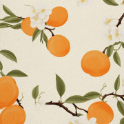 UTOMHUSDEKORATIVA TYGER OXFORD - Fruktmotiv | DX6489