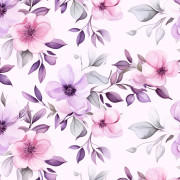 Kungligt sammetstyg i polyester för sömnad - Blommotiv - RDX2526