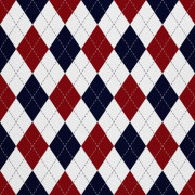 UTOMHUSDEKORATIVA TYGER OXFORD - Geometriskt Argyle-mönster 3