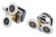 Shower Door Rollers, 4 Double Shower Door Rollers Sliding Door Rollers