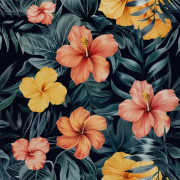 UTOMHUSDEKORATIVA TYGER OXFORD - Motivblommor I DX5285
