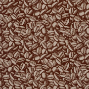 UTOMHUSDEKORATIVA TYGER OXFORD - Motiv Kaffebönor 2