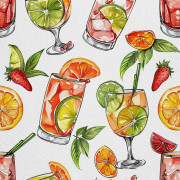 UTOMHUSDEKORATIVA TYGER OXFORD - Motiv Cocktail | DX8752