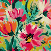 UTOMHUSDEKORATIVA TYGER OXFORD - Blommor - DX2707