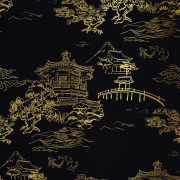 UTOMHUSDEKORATIVA TYGER OXFORD - Japanskt tempelmotiv
