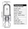 G9 Halogenlampor 40W,230V, 10-pack 40W