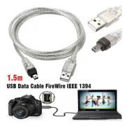 Mini DV MiniDV USB-datakabel FireWire IEEE 1394 HDV-videokamera för PC-redigering