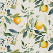 UTOMHUSDEKORATIVA TYGER OXFORD - Citrusfrukter - DX3020