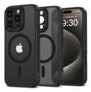 iPhone 13 - Stöttåligt Skal 4-FACK Korthållare Svart Black