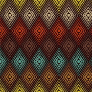 UTOMHUSDEKORATIVA TYGER OXFORD - Motiv med geometriska prickar
