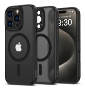 iPhone 13 - Stöttåligt Skal 4-FACK Korthållare Svart Black