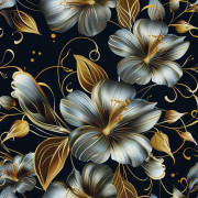 UTOMHUSDEKORATIVA TYGER OXFORD - Motivblommor I DX5137