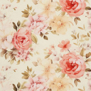 UTOMHUSDEKORATIVA TYGER OXFORD - Blommor - DX2220