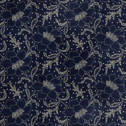 Kungligt sammetstyg polyester för sömnad - motivblommor teckning