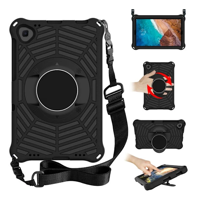 Xiaomi Mi Pad 4 Plus - Spider King EVA Skyddsfodral med Justerbar Axelrem och Hållare