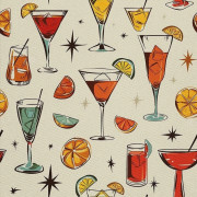 UTOMHUSDEKORATIVA TYGER OXFORD - Motiv Cocktail | DX8583