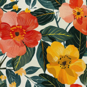 UTOMHUSDEKORATIVA TYGER OXFORD - Motivblommor I DX5376