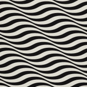 UTOMHUSDEKORATIVA TYGER OXFORD - Motiv med vågformad optisk illusion