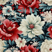 UTOMHUSDEKORATIVA TYGER OXFORD - Motivblommor I DX5482