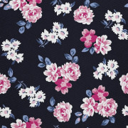 UTOMHUSDEKORATIVA TYGER OXFORD - Motiv akvarellblommor I DX219
