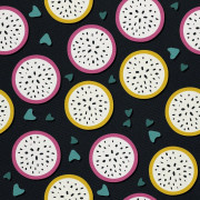 UTOMHUSDEKORATIVA TYGER OXFORD - Drakfruktmotiv