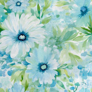Kungligt sammetstyg i polyester för sömnad - Blommotiv - RDX2728
