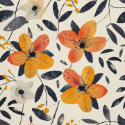UTOMHUSDEKORATIVA TYGER OXFORD - Motivblommor I DX5365