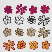 UTOMHUSDEKORATIVA TYGER OXFORD - Motivmålade blommor 9 I DX702