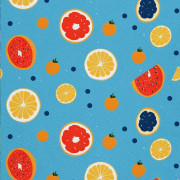 UTOMHUSDEKORATIVA TYGER OXFORD - Fruktmotiv | DX6424
