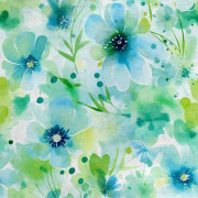 Kungligt sammetstyg i polyester för sömnad - Blommotiv - RDX2463