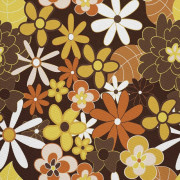 UTOMHUSDEKORATIVA TYGER OXFORD - motivblommor 3 I DX645