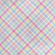 Kungligt sammetstyg polyester för sömnad - motiv rutigt pastell