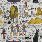 UTOMHUSDEKORATIVA TYGER OXFORD - Motiv med forntida Egypten