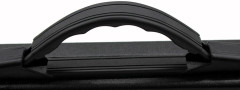 Bärbar Gig Bag Box Läder för Western Concert Flute med Spänne Foam Bomull Vadderad