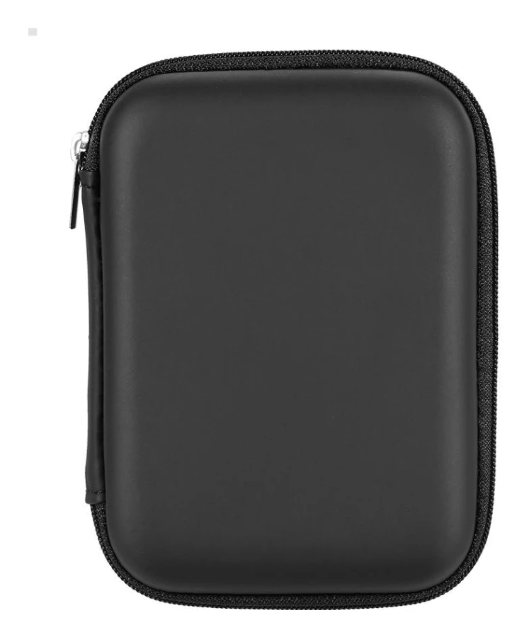 EVA Stötsäker 2,5 tums hårddisk Bärväska Pouch Bag 2,5 Extern HDD Power Bank Tillbehör svart