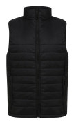 Henbury Unisex Vuxen Pongee vadderad väst XXS svart