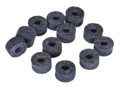 12 st Cymbal Filt Hi-Hat Clutch Filt Trumset Filt Bricka Grå Färg