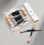 10 st Ögonskuggsapplikatorsvamp Dubbla sminktillbehör Bärbara ögonskuggsborstar Nagelpulverborste 10pcs